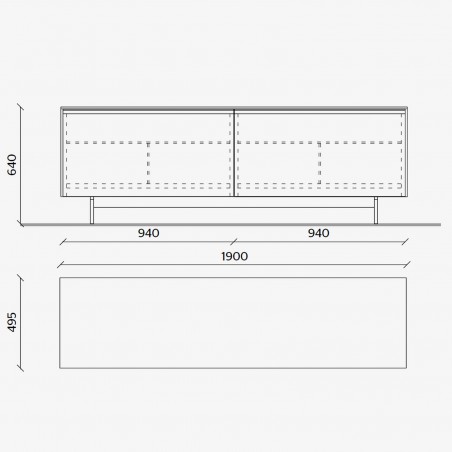Molteni&C - Buffet Pass-Word Evolution 1A