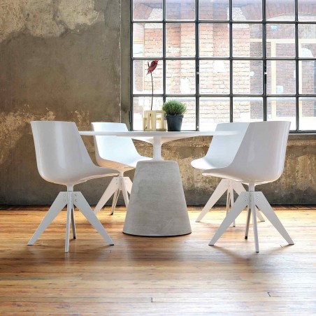 MDF Italia - Flow Chair Chaise 4 Pieds