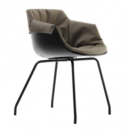 MDF Italia - Flow Slim - 4 gambe in acciaio