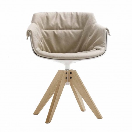 MDF Italia - Flow Chair Chaise 4 Pieds