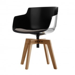 MDF Italia - Flow Slim - 4 gambe in rovere