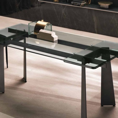 Riflessi - Toledo Glass Table Extra-Transparent