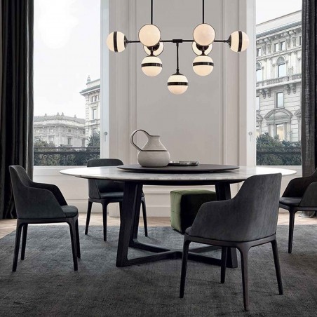 Poliform - Chaise Grace Avec Accoudoirs