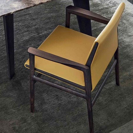Poliform - Chaise Ipanema avec accoudoirs