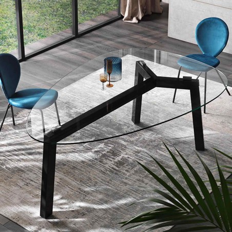 Riflessi - Treble Glass or Ceramics Table