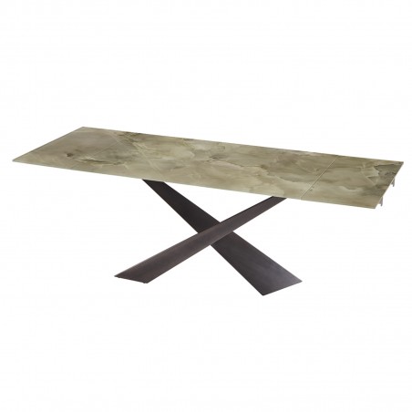 Riflessi - Living Extendable Table - Ceramic Top