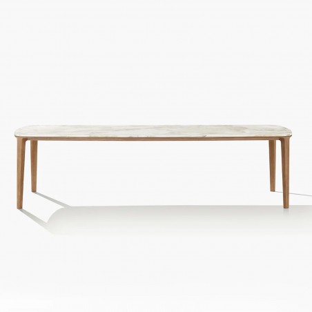 Poliform - Table Henry - Plateau en Marbre
