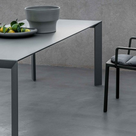Kristalia - Nori 90 Table Extensible Verre