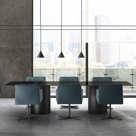 Eforma - Cilindro Table - Glass Table