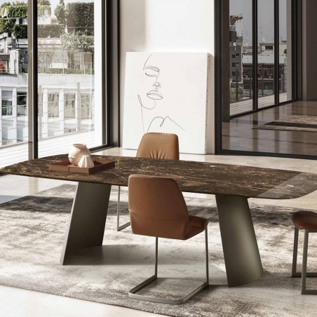 Eforma - Dorian Table - Plateau en Marbre