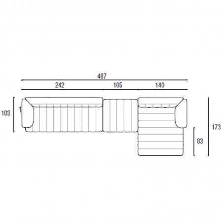 Lago - Hero Sofa Comp. 2612