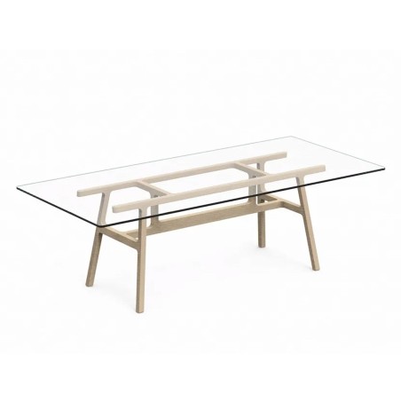 Kristalia - Bottega Table - Glass Top