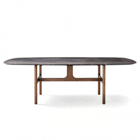 Novamobili - Torii Table with Marble Top