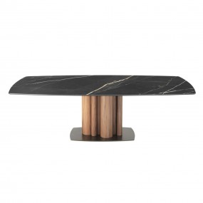 Riflessi - Tower Table with Ceramics Top