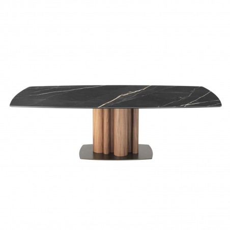 Riflessi - Table Tower avec Plateau en Cèramique