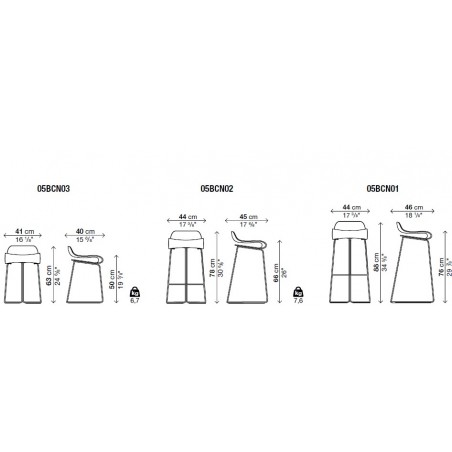Kristalia - BCN Stool
