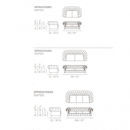 Poltrona Frau - Chester Sofa
