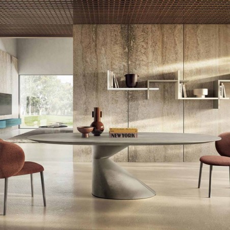 Lago - Chapeau Resin Oval Table