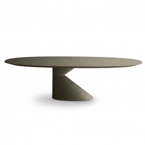 Lago - Chapeau Resin Oval Table