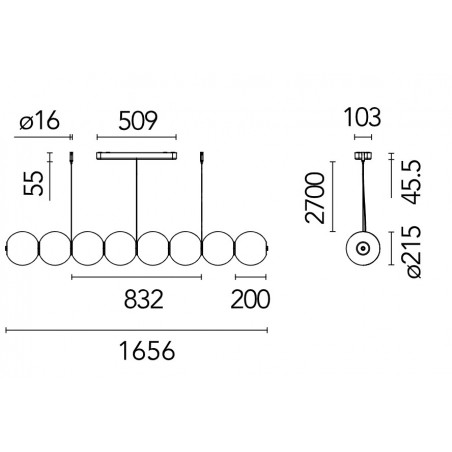 Flos - Luce Sferica S1 Suspension