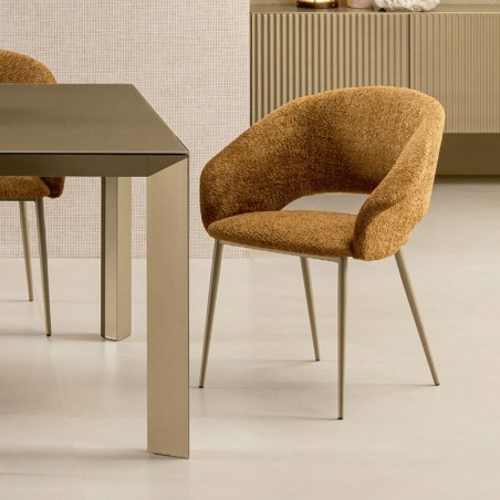 Riflessi - Bea Dining Chair with Big Armrests