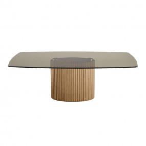 Riflessi - Enea Tavolo con Base in legno