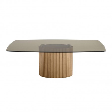 Riflessi - Enea Tavolo con Base in legno