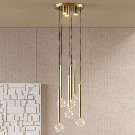 Riflessi - Bolle S6 Lampadario