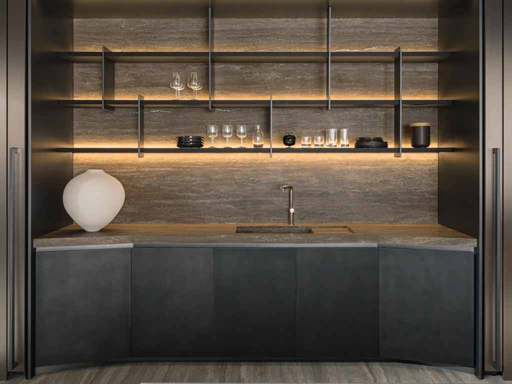 Cucina a scomparsa 